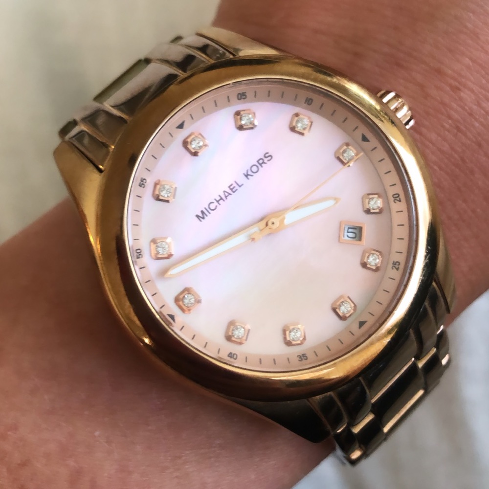Rose Gold Michael Kors Watch!!